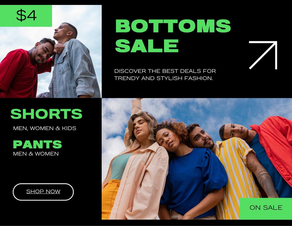 $4 Bottoms Sale!!! Shoes, Pants, Shorts and MORE!!!